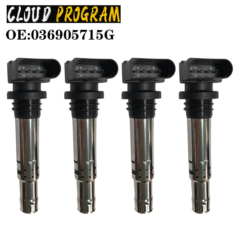 4PCS Ignition Coil 036905715G For 1.4L for Audi A1 A3 for VW for Tiguan Beetle for Golf for Passat v