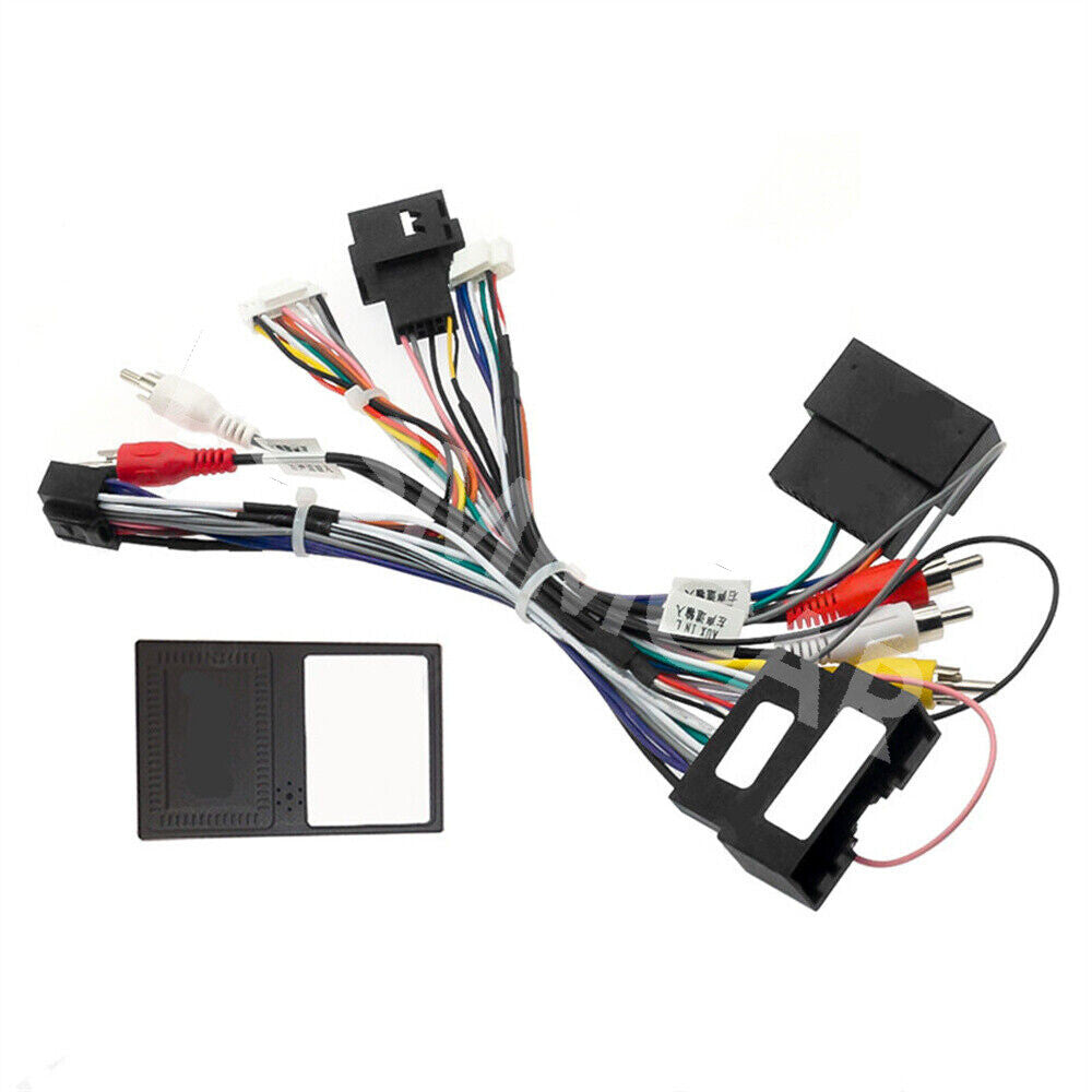 16PIN Stereo Radio Power Wiring Harness Adapter Fit for Ford F150 W/ Canbus Box