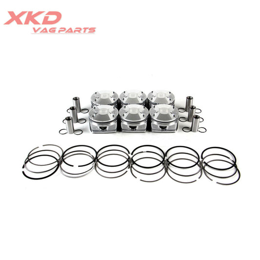 Piston and ring kit for Audi A6 BDW V6 2.4L, ¦µ 19 mm, 06E107065AR