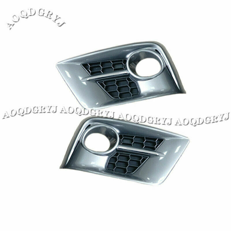 for LEXUS LX570 2012-2015 SPORT Style Glossy Gray Front Fog Lamp Cover Trim 2Pcs