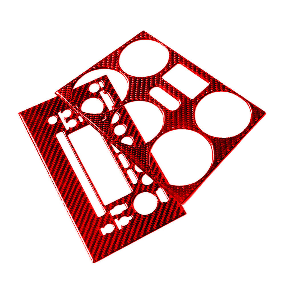 4X Red Carbon Fiber Door Control Panel Cover Trim For Matrix 2009-2014 v