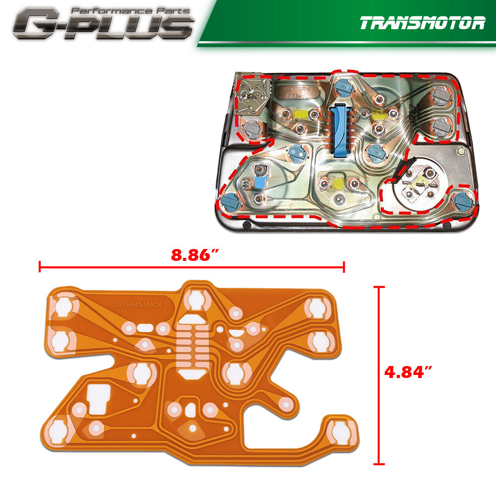 Fits 1977 - 1982 for Corvette C3 Center Instrument Cluster PCB Orange - v