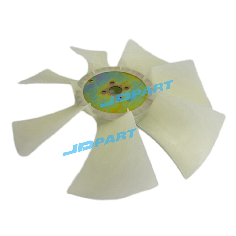 7-blade, 4-hole, 4TNV94L fan blades are suitable for excavator engine parts.