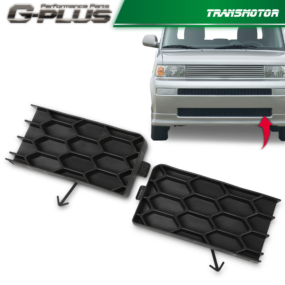 NEW 2 Piece Fog Light Cover Driver and Passenger Side LH Right Grip for Scion xB 04-06 Dual- v