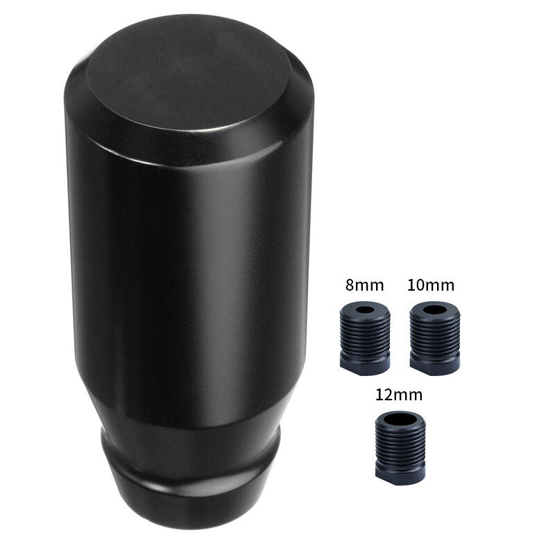 Aluminium Alloy Manual Car Gear Stick Shift Knob Shifter Lever w/ 3 Adapter Q