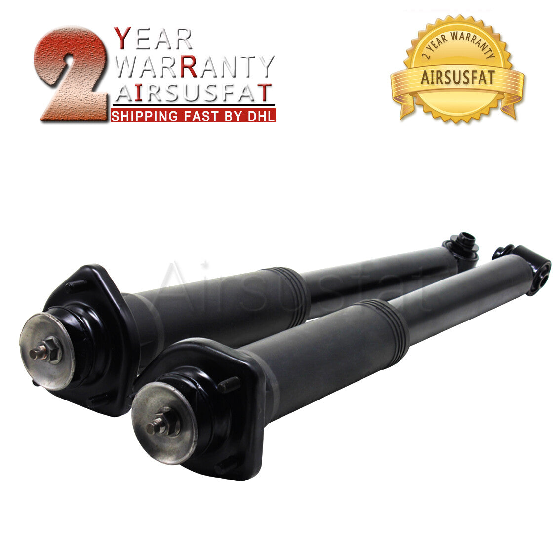 2pcs Rear R+L Air Suspension Shock Fit for Land Rover for Range Rover L322 W/O ADS 02-12