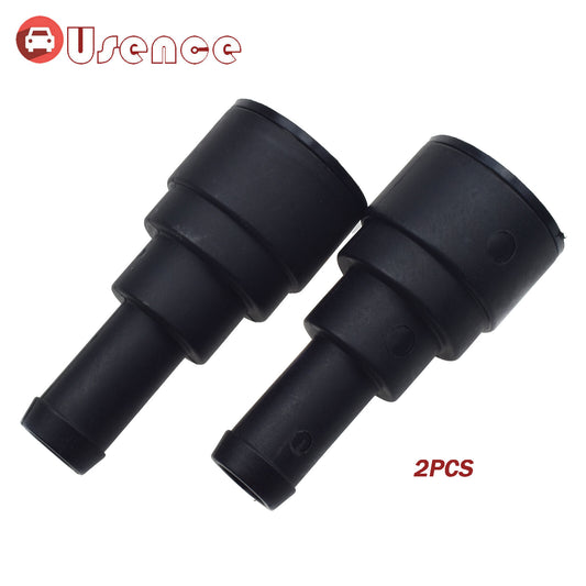 2PCS Heater Core Coolant Hose Connector Black 15032062 for Chevy Tahoe for GMC for Yukon