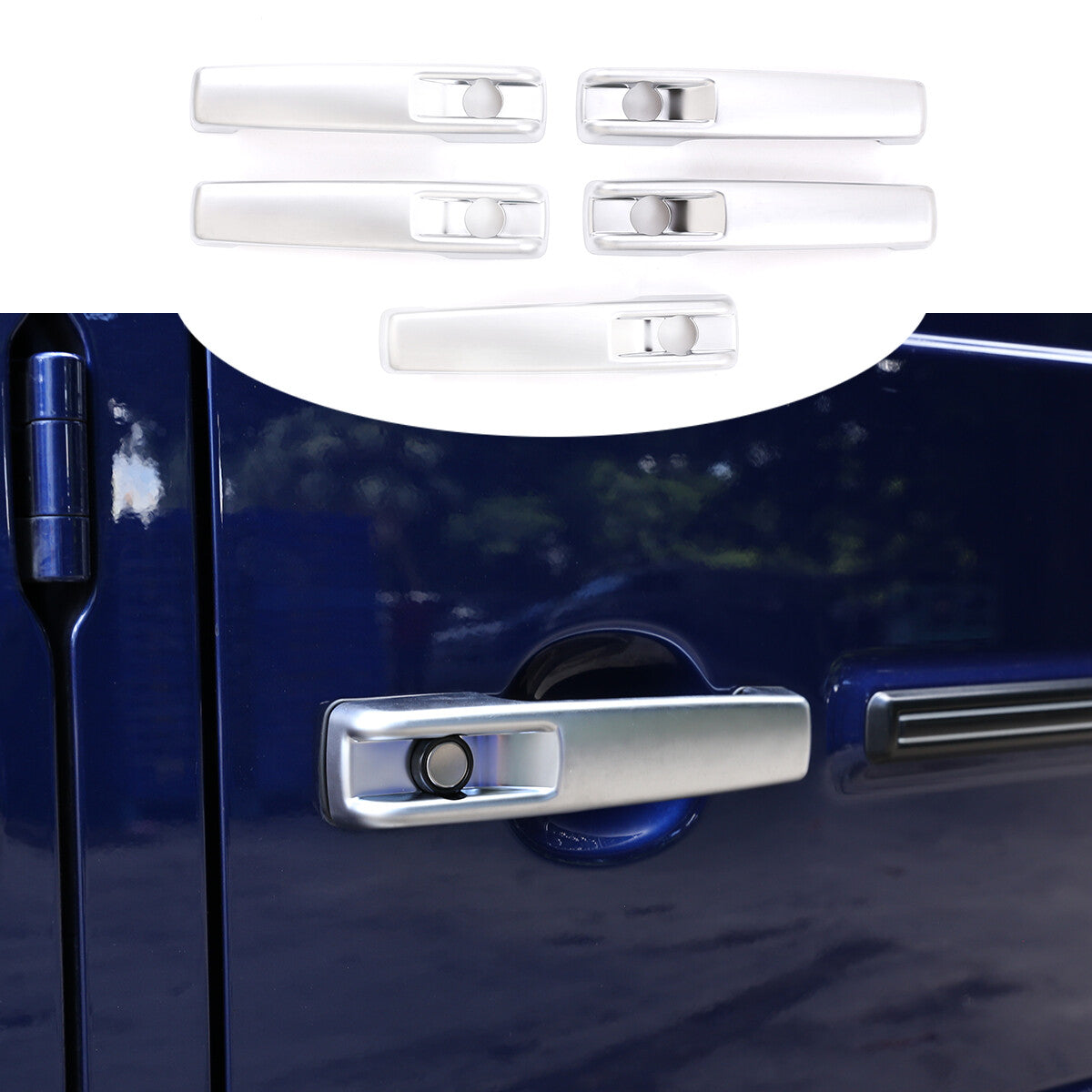 Carbon fiber door mechanical switch button decorative sticker suitable for Corvette C8 2020-23- v