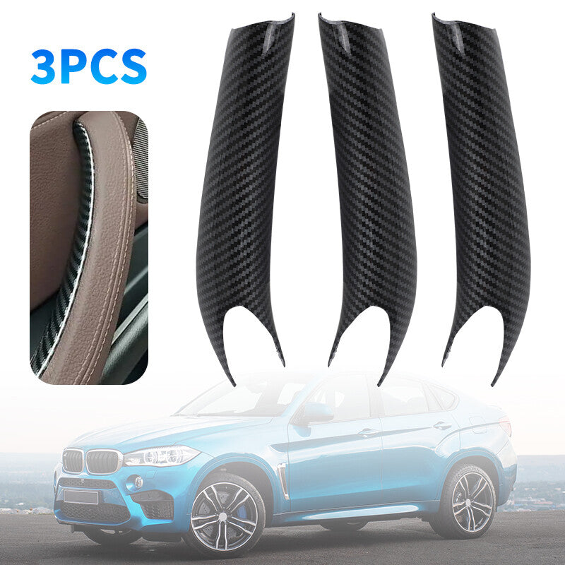 Inner Handle Interior Door Panel Pull Trim Cover fit for BMW X5 X6 F15 F16 2014-2018