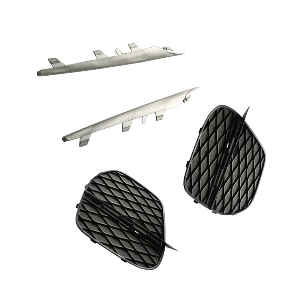 New Front Lower Bumper Lateral Grill Cover+Molding Trim Set for 11-14 for BMW for X5 E70 Q