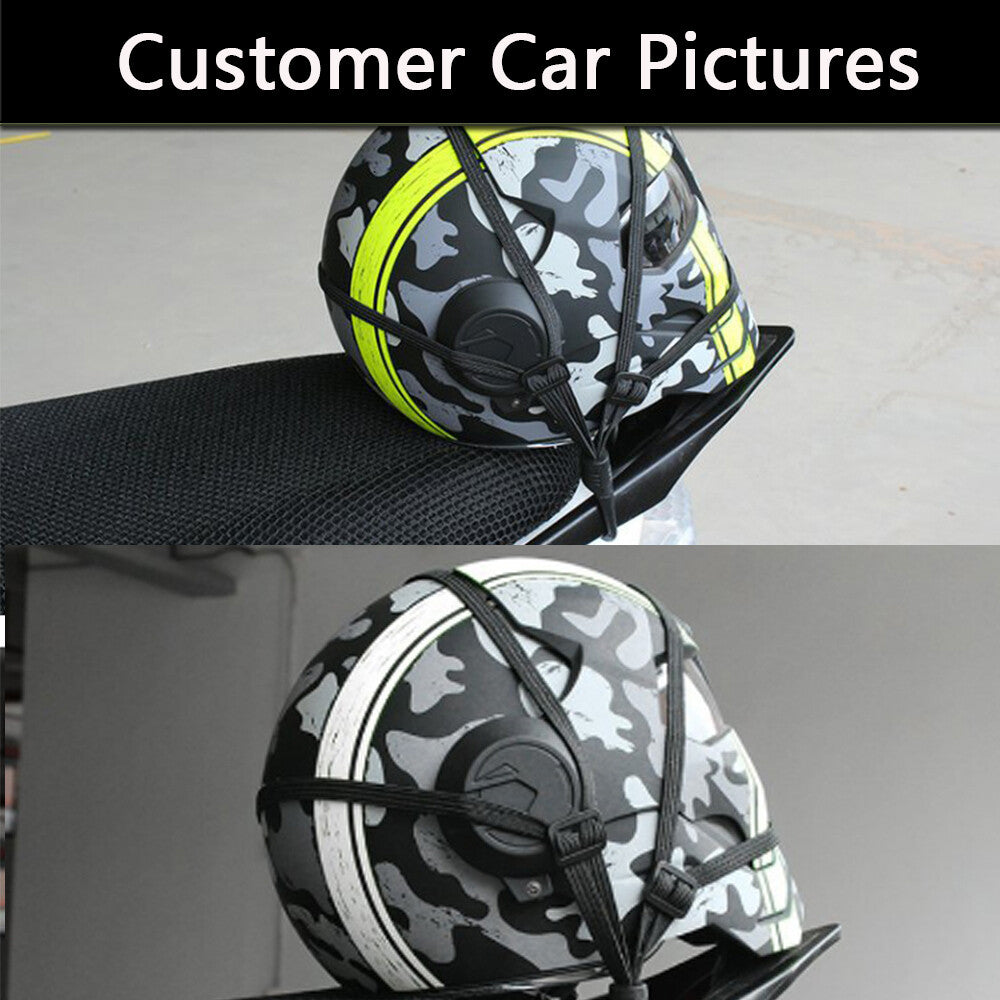 Universal Motorcycles Cargo Helmet Luggage Holder Net Buckle Rope Strap Hook