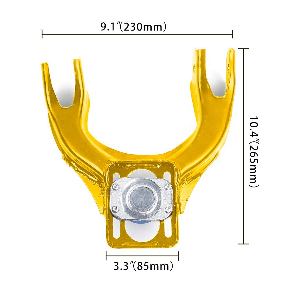 Gold Adjustable Front Upper Camber Kit Control Arms For 1992-1995 EG