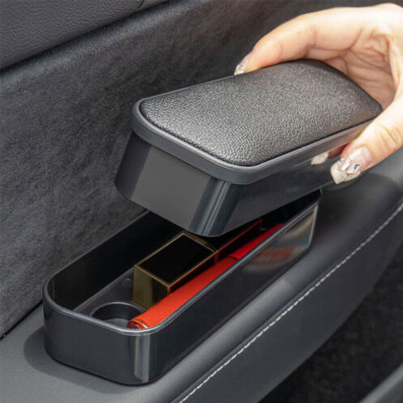 Universal Car Armrest Door Storage Box Left Right Car Interior Lift Armrest Pad