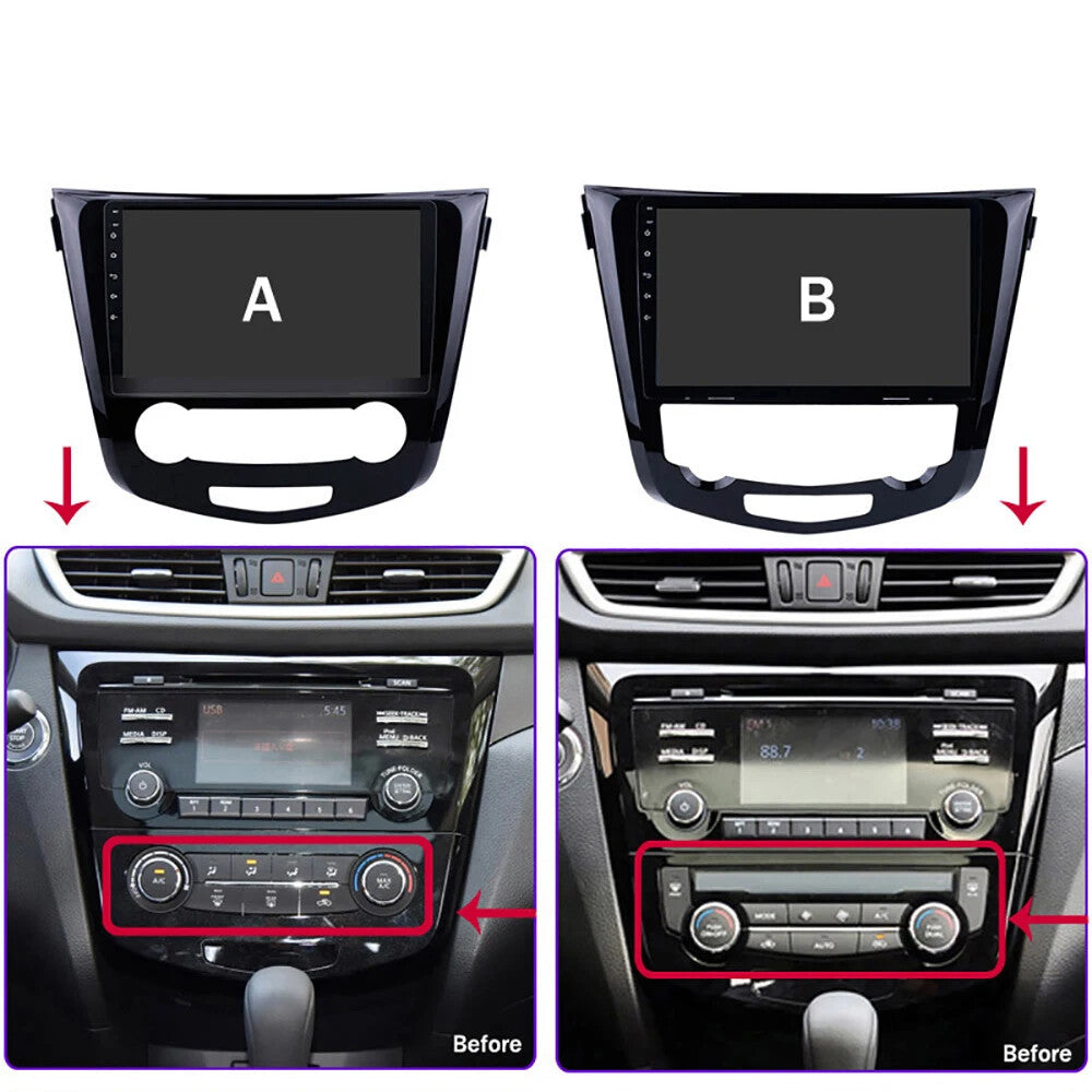 for Nissan Qashqai for X-Trail Radio Stereo AutoradioCar Multimedia GPS Navigation