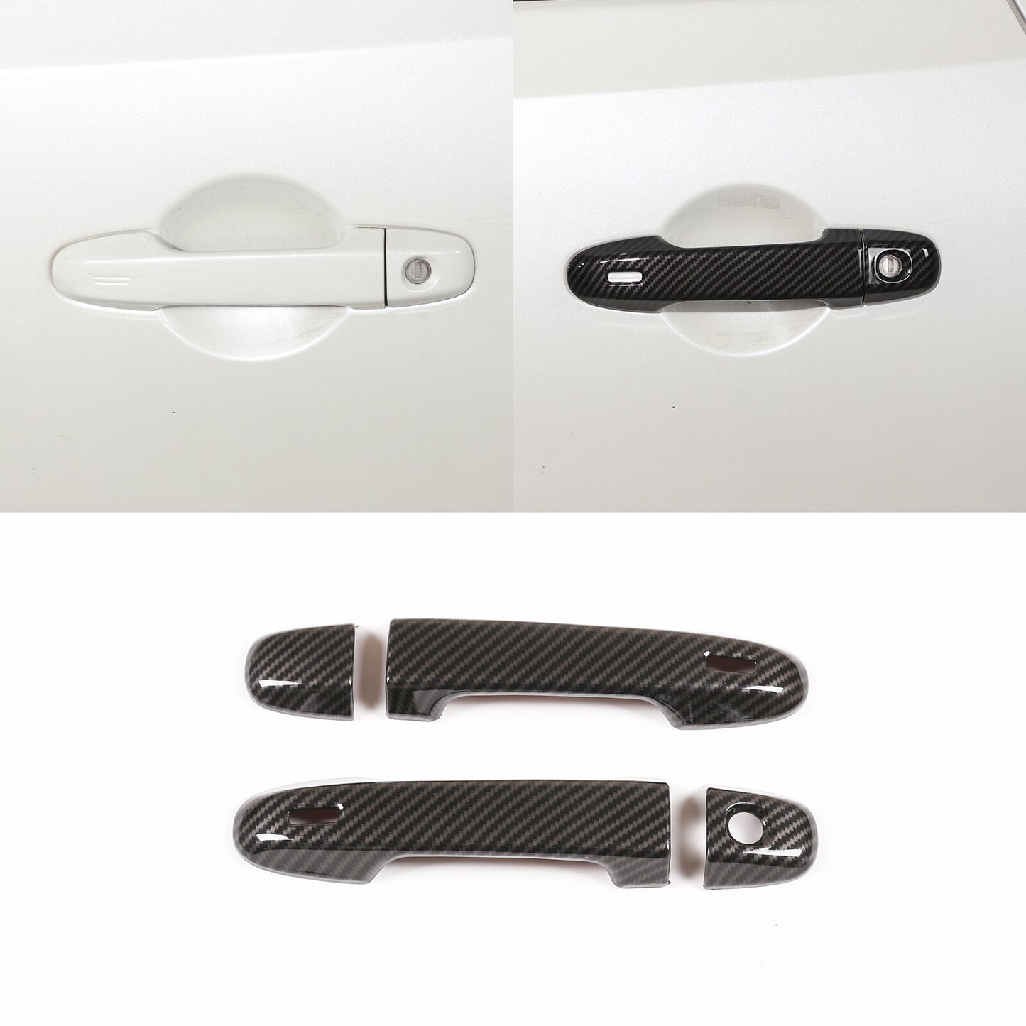 Suitable for ta FJ Cruiser 2007-2021 steel rear bumper fog light cover- v