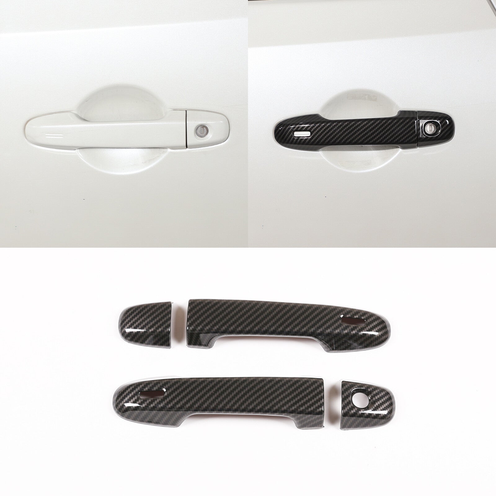 Suitable for ta FJ Cruiser 2007-2021 steel rear bumper fog light cover- v