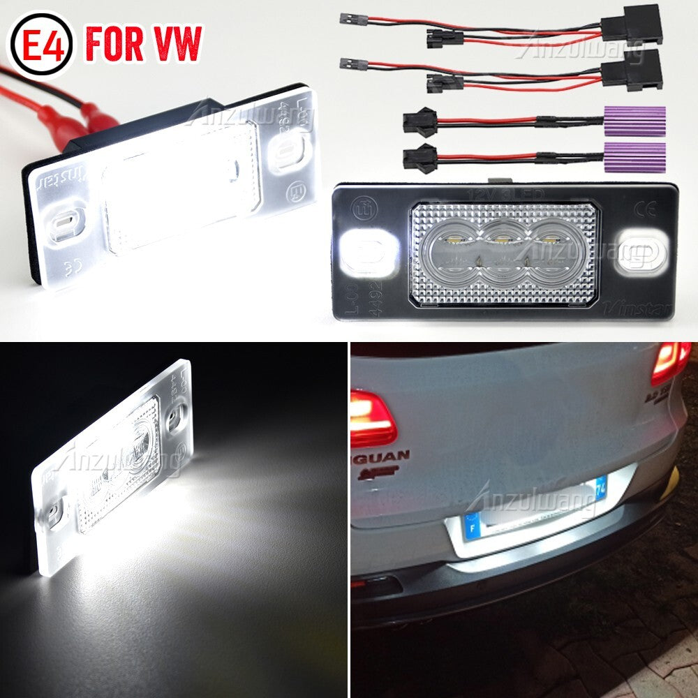 Led License plate Lamp for VW Touareg for Tiguan for Porsche Ceyenne for Golf 5 for Passat