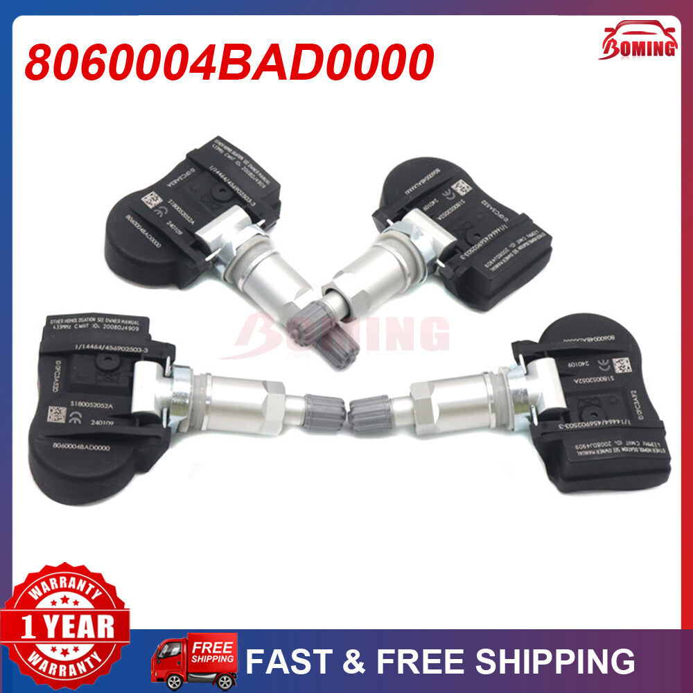 4x New TPMS Tire Pressure Monitor Sensor For Trumpchi GA3 433MHz 8060004BAD0000