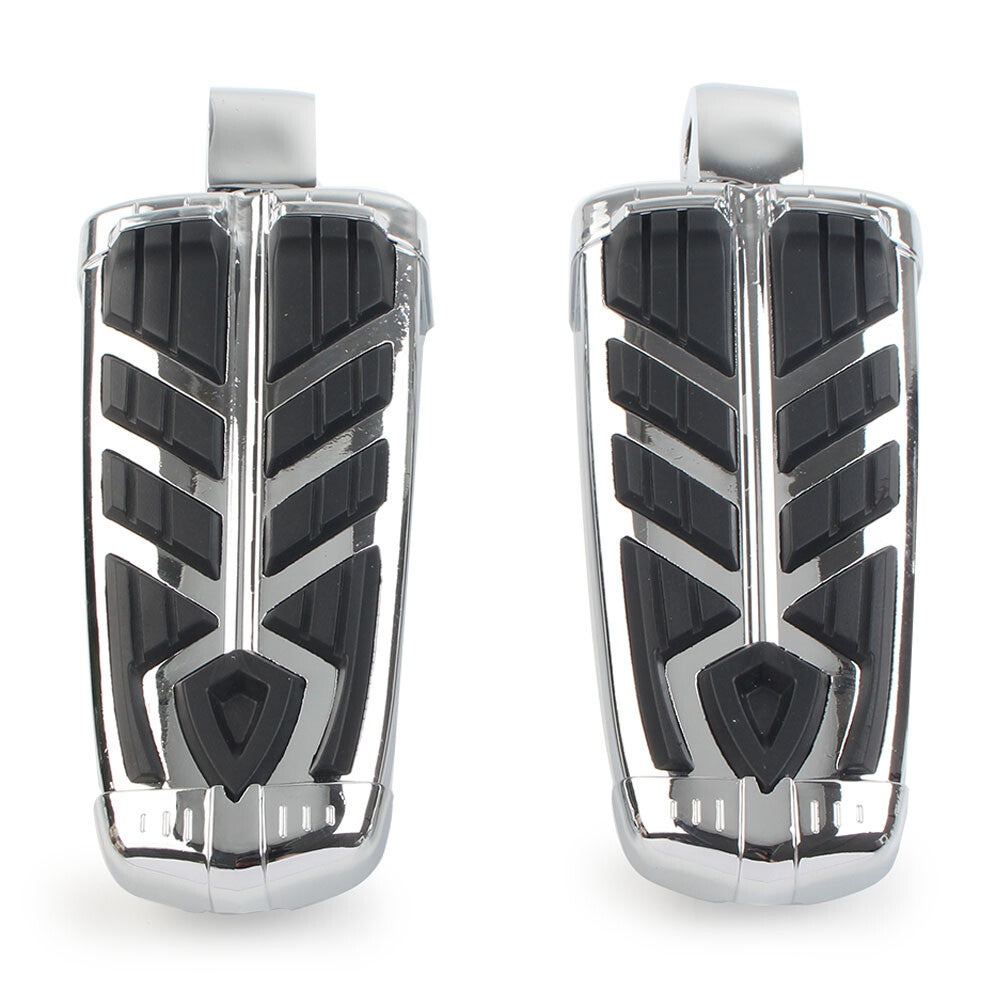 F¨¹r for Honda VTX 1800 2002-2008 Hintere Fu?rasten Fu?rasten Pedale Motorrad Chrom