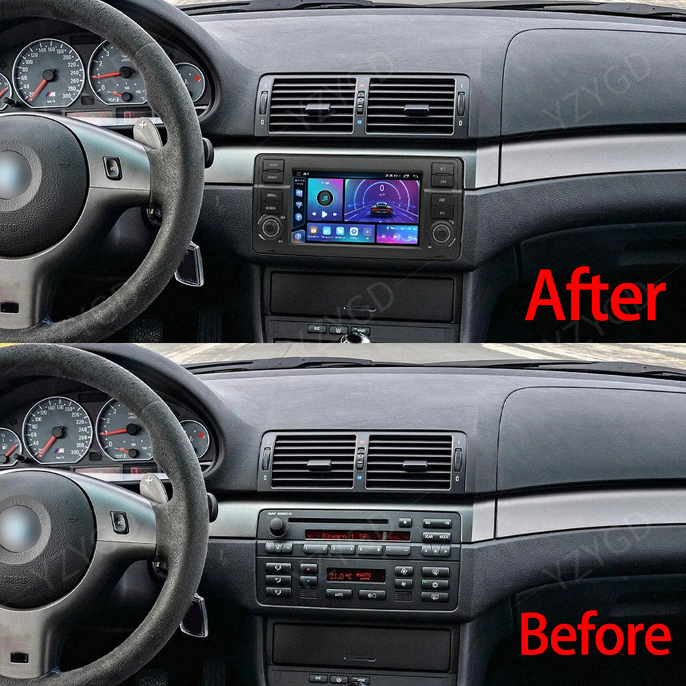 for BMW E46 2-Door Coupe 1999-2006 CarPlay Car Radio WiFi GPS Navi Touch Screen