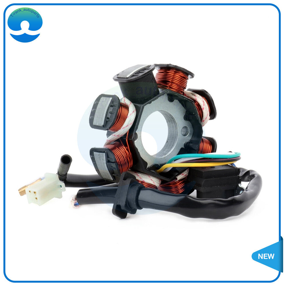 4-Wires AC Stator Magnetor 8 Coils For GY6 125cc 150cc Scooter Moped Go Kart ATV