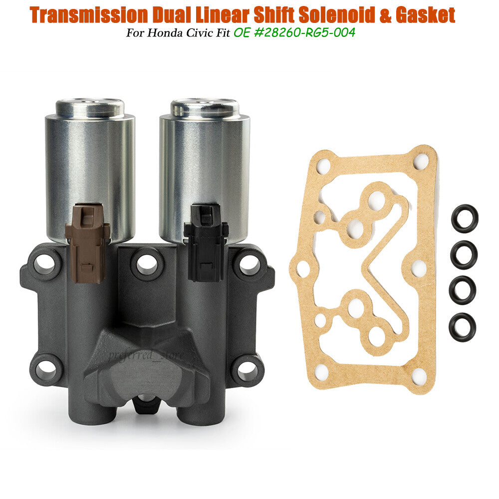 Automatic transmission dual linear solenoid valve 28260-RG5-004 for Honda for Civic Fit- v