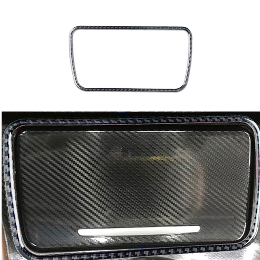 Red Carbon Fiber Fuse Box Sticker Frame Cover Trim for Kia Cadenza 2014-2016 v