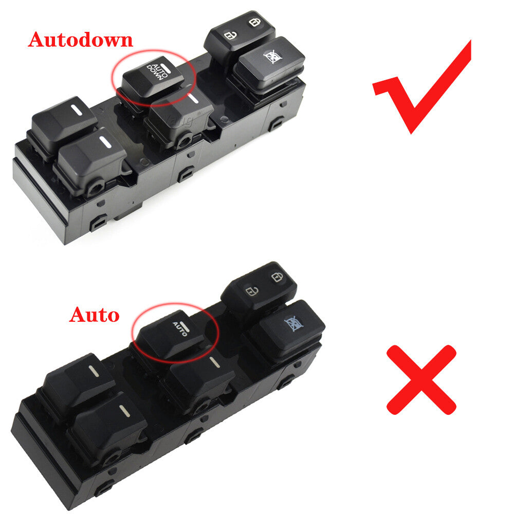 Front Left Auto for KIA 2011-2016 Power Window Switch 93570-3W600WK n