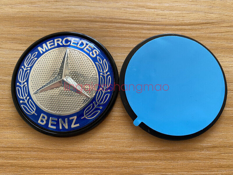 AMG Hood Flat Badge Emblem (Paste) For A B C E S ML GL CLS Class 57mm