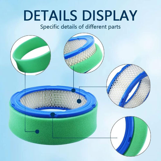 Air Filter For BriggsStratton 5050H 5050B 4135 421400 Vanguard V-Twin 12.5-21hp