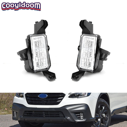 For 2020-22 for Subaru Outback LED Daytime Running Lights DRL Front Fog Lamps LHRH