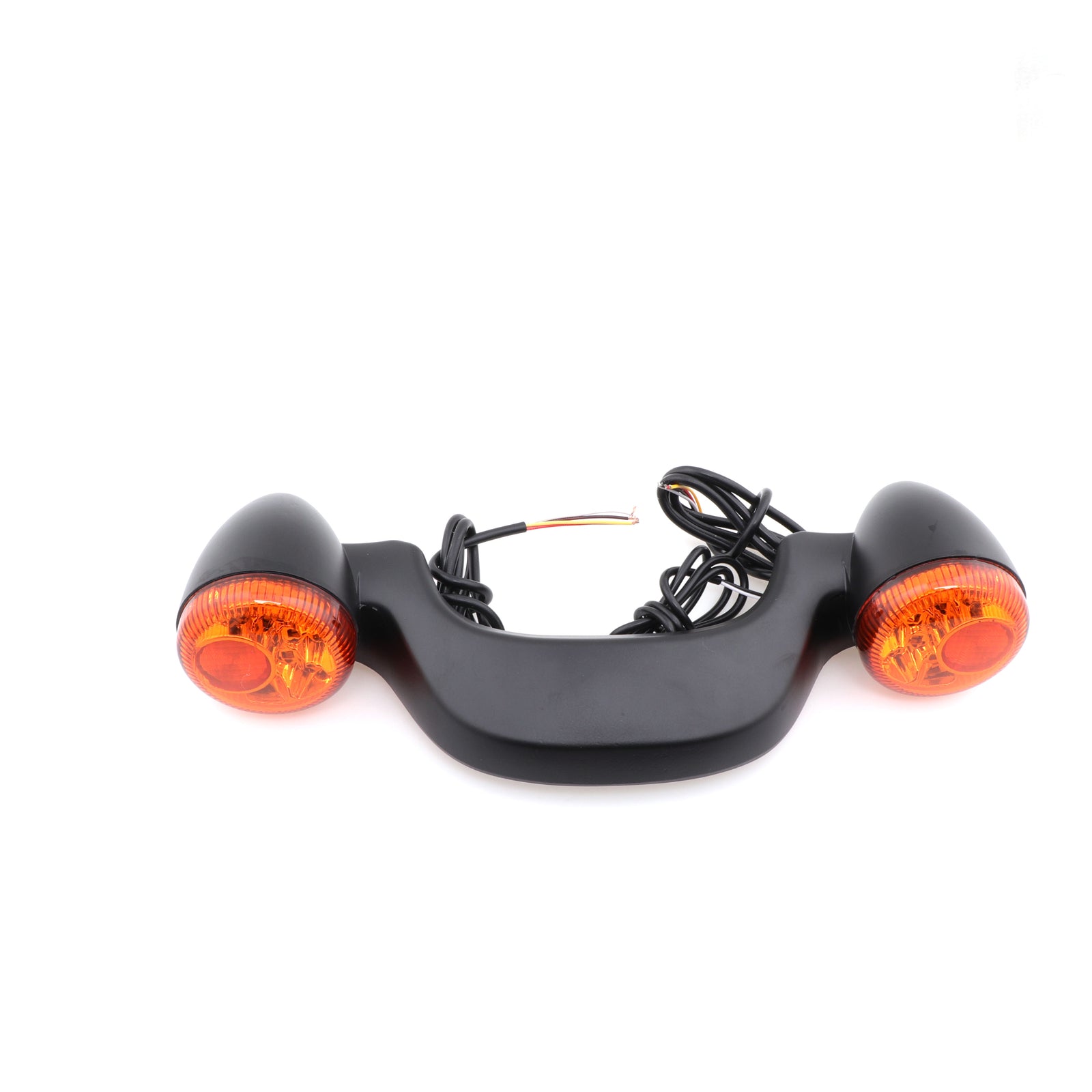Black LED Bullet Rear Brake Light Bar Turn Signal for Harley Street Road Glide Q
