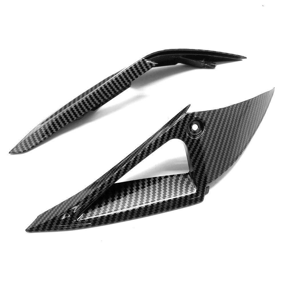 Carbon fiber headlight side panel cover fairing for Honda CBR1000RR 2004 and 2005 models.