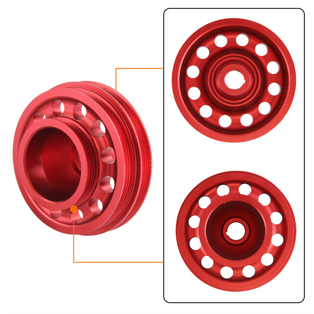 Racing Light Weight Crankshaft Pulley For 1992-1995 for Honda for Civic SOHC D16 RD