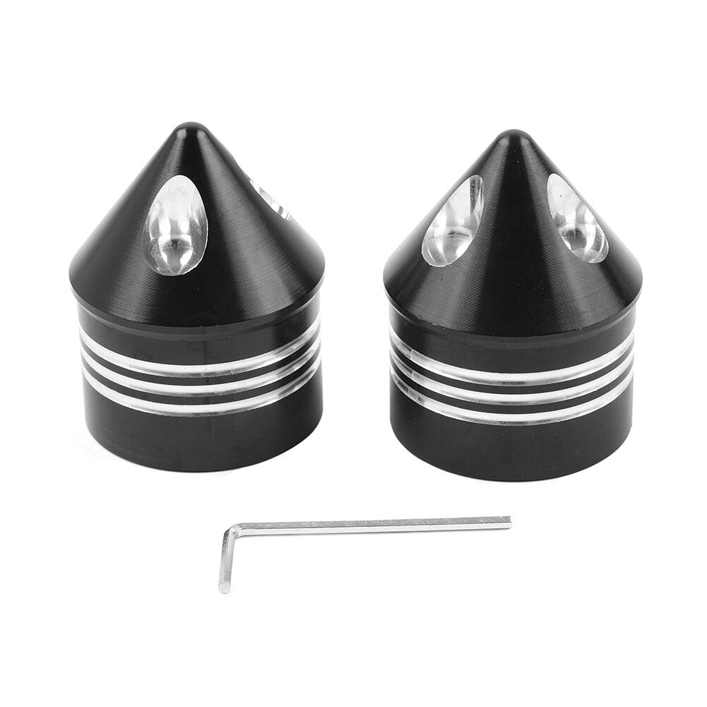 Front Axle Cap Nut Cover Fit for Harley Touring Dyna Road King Glide FLHR