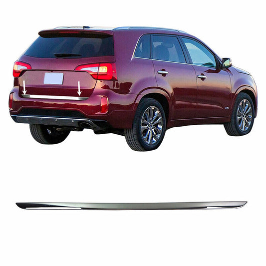 for Kia Sorento 2011-2015 S.Steel Chrome Tailgate Trunk Lid Protect Cover Trim