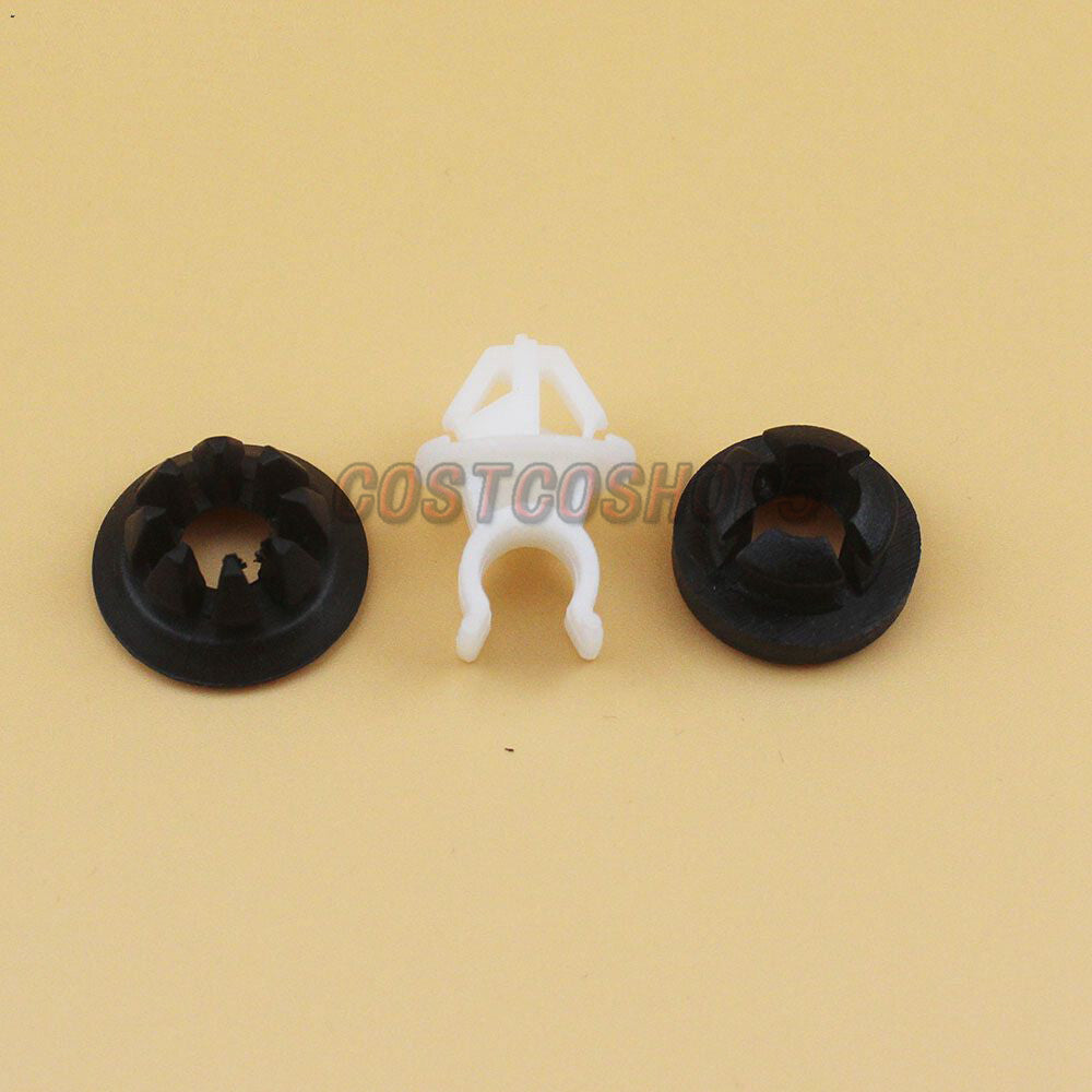 3pcs PA6 Car Hood Support Prop Rod Holder Clip for Honda Accord Odyssey Prelude