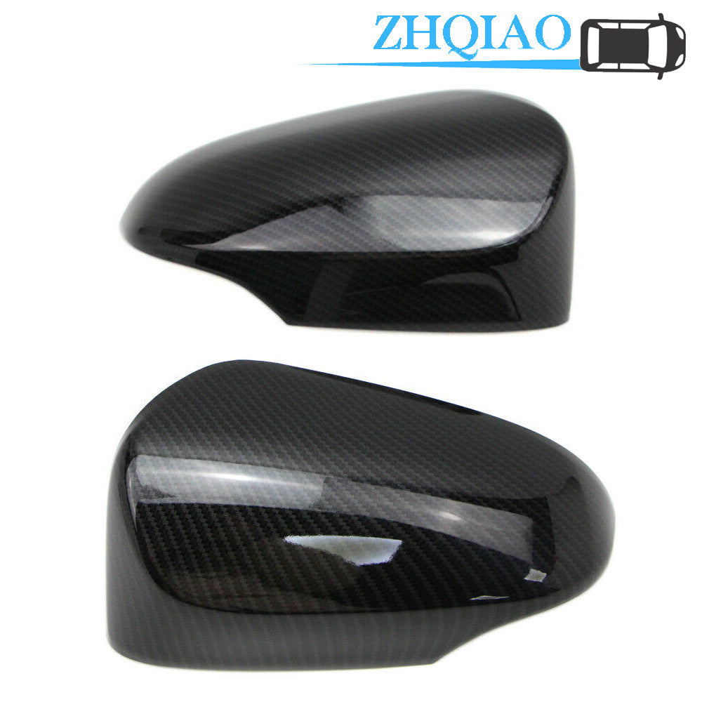 Carbon Fiber Style Side Wing Mirror Cover Trim Fits for Toyota C-HR CHR 2017-2020