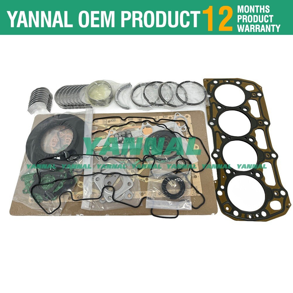 Overhaul and recirculation kit for Perkins 404D-22T 104-22 404C 2.2L engine repair parts.