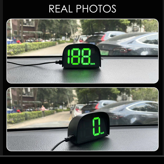 2.5 Durable Car HUD Head Up Display KM/h Speed Limit Warning GPS Speedometer x1 v