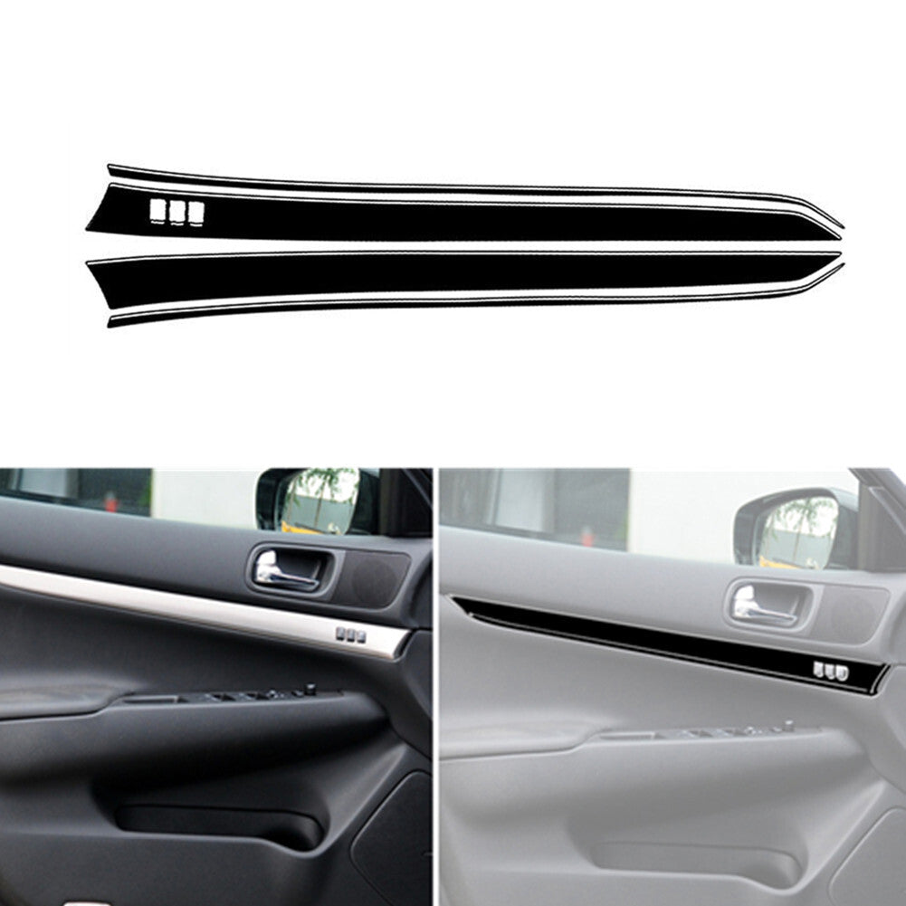 3X Red Carbon Fiber Dashboard Gasket Cover Trim For Highlander 2008-2013 v