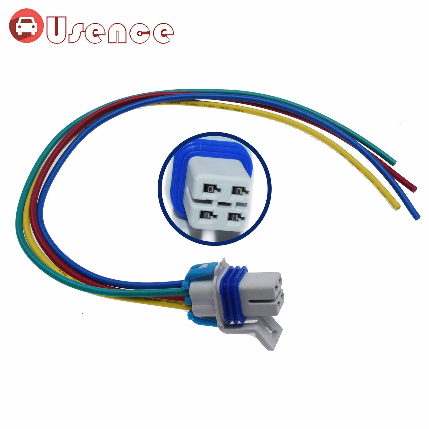 4 Way Square Gray Connector Pigtail Wiring GM PT1069 for Heated Oxygen O2 Sensor