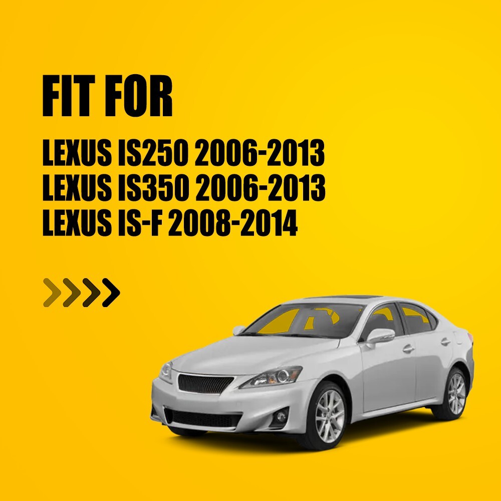 for Lexus IS250 IS350 IS-F 2006-2013 WINDSHIELD MOULDING Noriko LH Kid- v