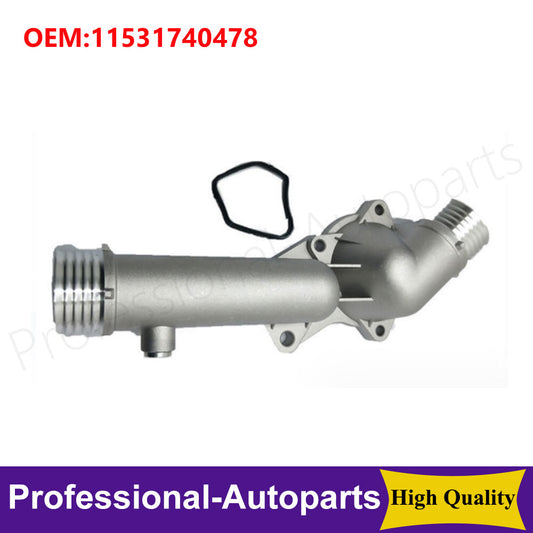 11531740478 New Aluminum Thermostat Housing for BMW E39 528i Q