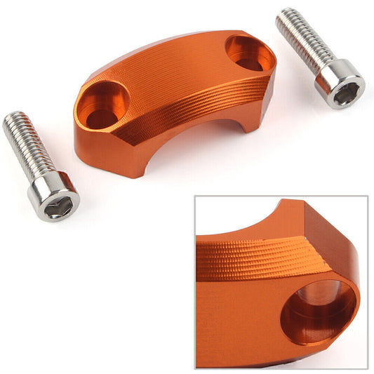 22mm Master Cylinder Perch Clamp Cover Orange for Motocross MX Enduro Motorbike Q