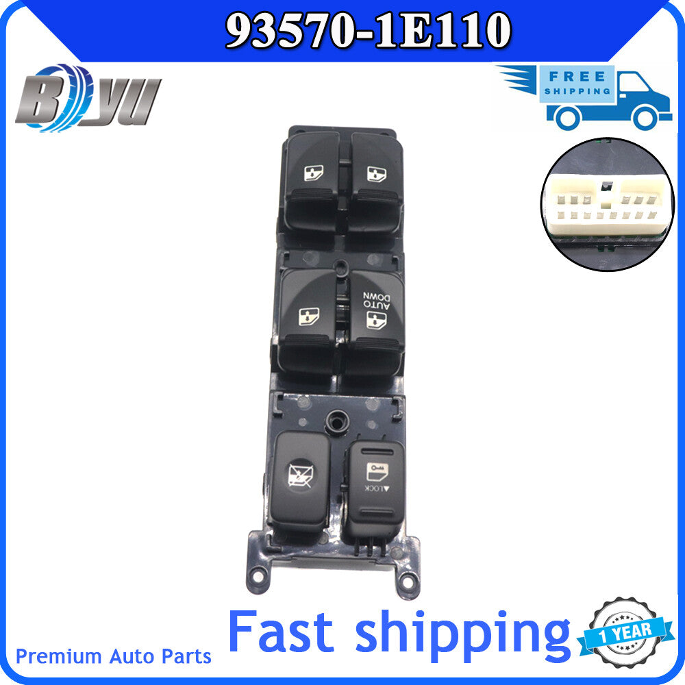 Master control switch kit for Hyundai Accord 2006-2009 MC 4 push-button hatchback sedans. v