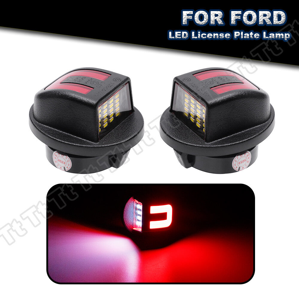 2pcs for 1990-2014 for F150 F250 F350 LED License Plate Light Tail Light Assembly Light - v