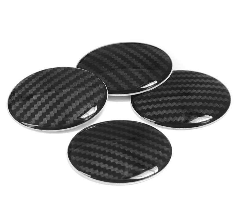Carbon 4x56 mm Enkei Wheel Center Stickers Wheel Stickers Rim Stickers Logo - v