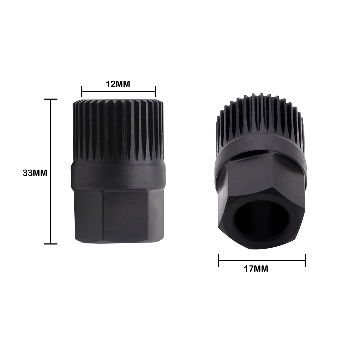 1PC 33 Teeth Alternator Clutch Wheel Pulley Removal Tool for Audi  for ford  for VW Q