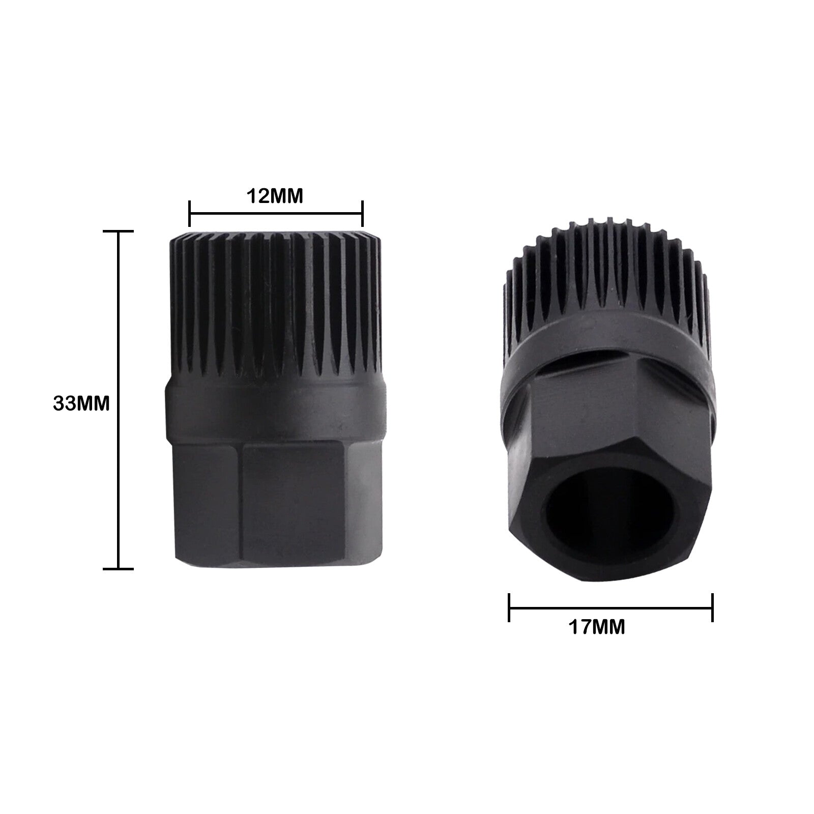 1PC 33 Teeth Alternator Clutch Wheel Pulley Removal Tool for Audi  for ford  for VW Q